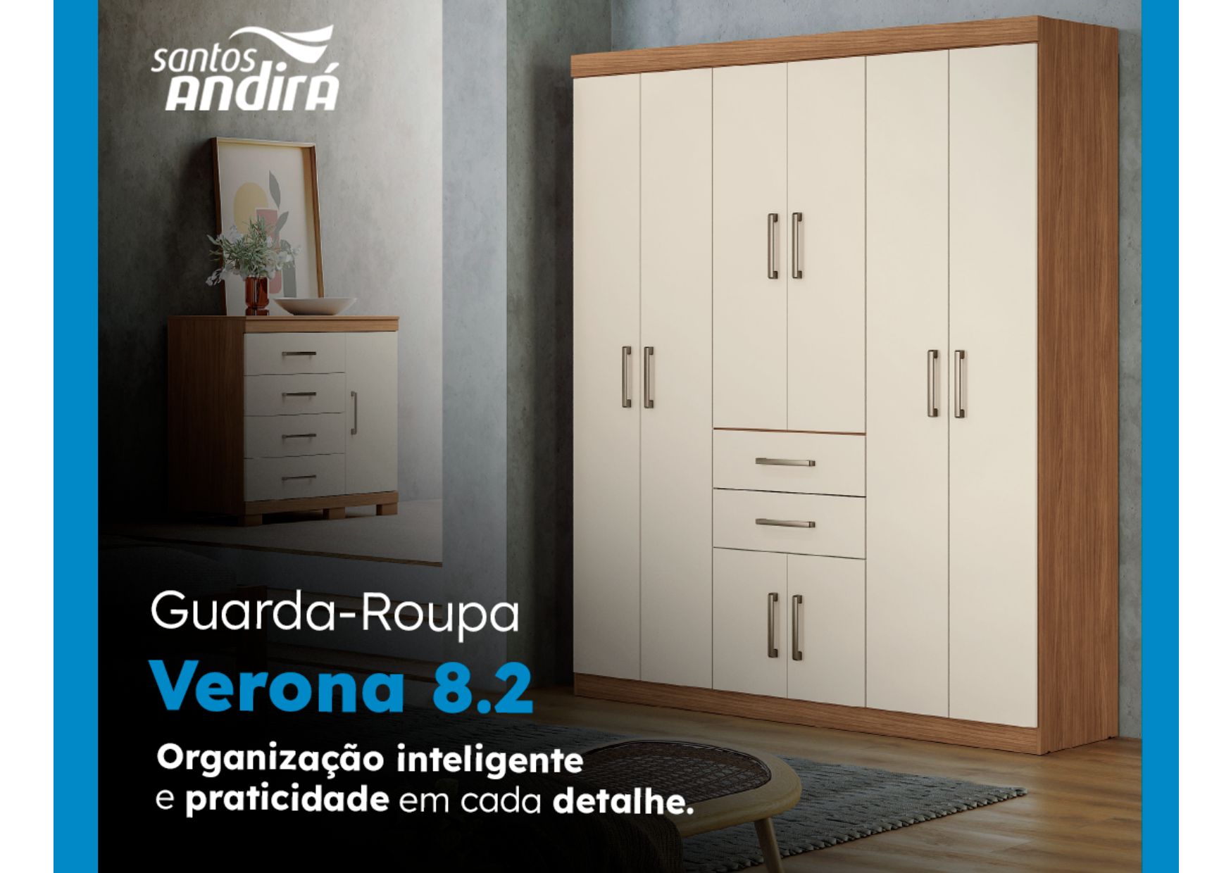 O Guarda-Roupa Verona 8.2 da Santos Andirá: Estilo e Funcionalidade